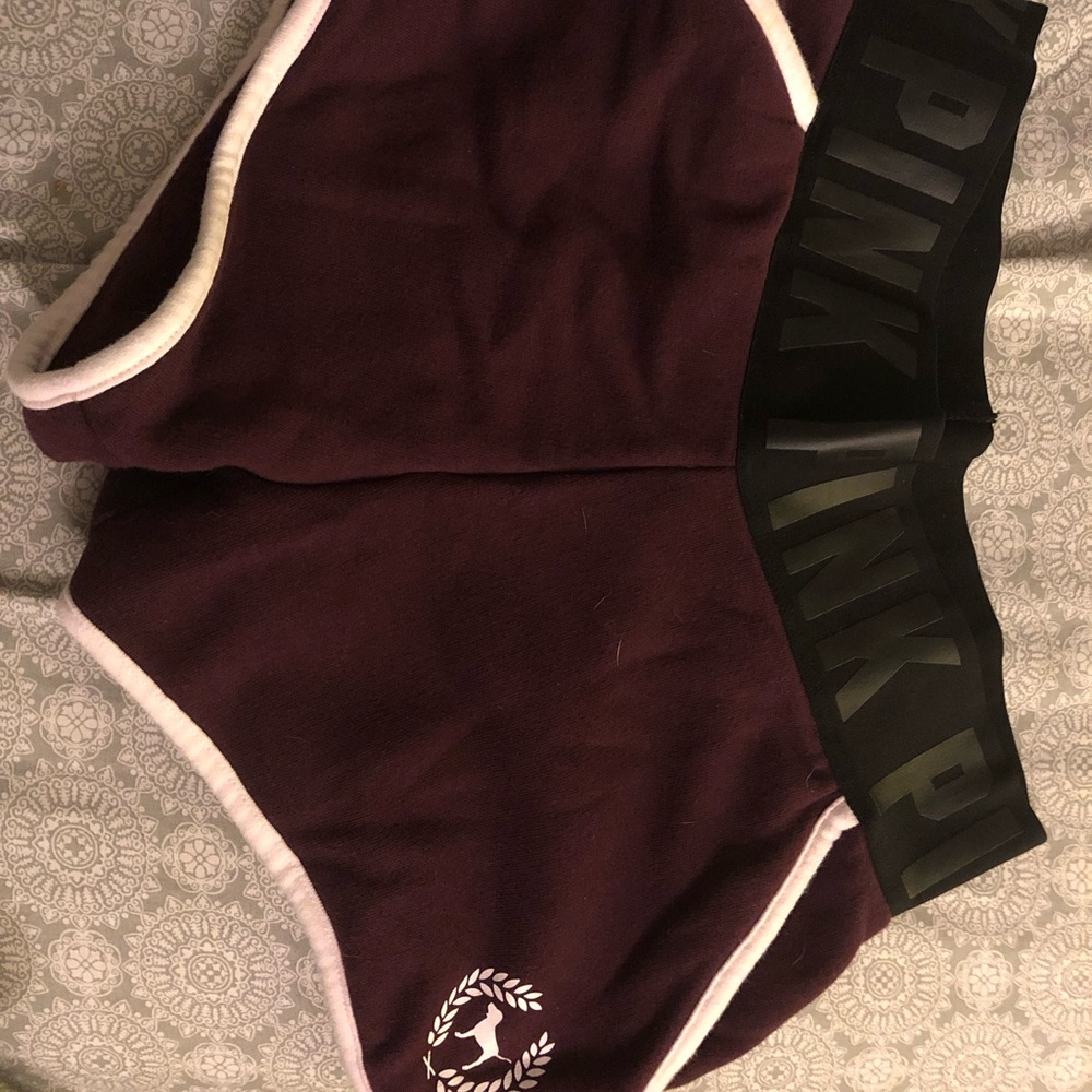 Pink VS shorts. Size small